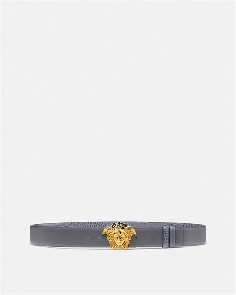 grey versace belt